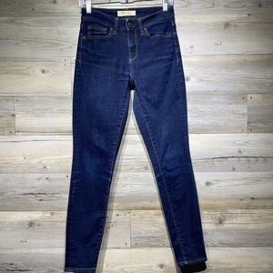 GAP 1969 Curvy True Skinny Mid Rise Blue Jeans Size 26L W27 L29.5 Stretch Preppy